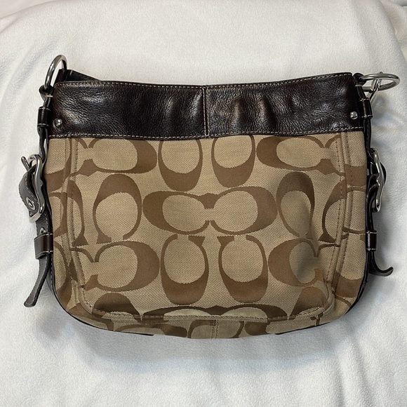 Coach F12657 "Zoe"- Women's Signature Hobo Bag - Picture 2 of 10